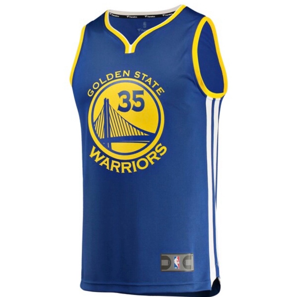 adidas Royal Blue Basketball Jersey with White Trim